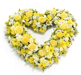 Open Heart Funeral Wreath