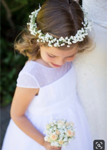 Flower Girl Crown and Posy
